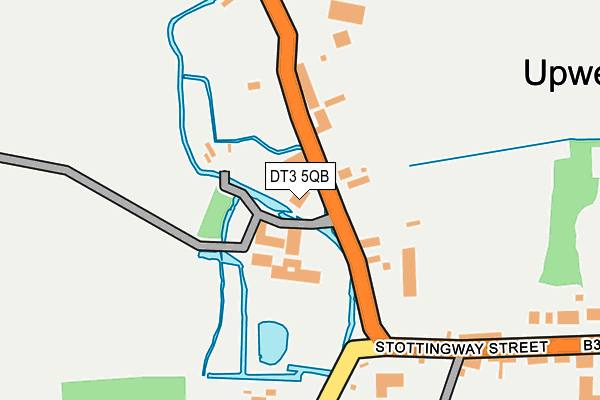 DT3 5QB map - OS OpenMap – Local (Ordnance Survey)