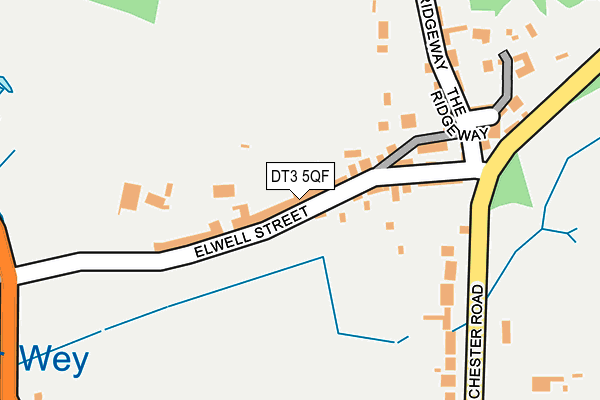 DT3 5QF map - OS OpenMap – Local (Ordnance Survey)