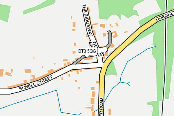 DT3 5QG map - OS OpenMap – Local (Ordnance Survey)