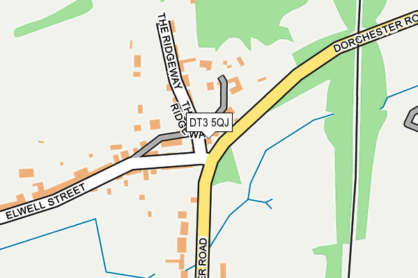 DT3 5QJ map - OS OpenMap – Local (Ordnance Survey)