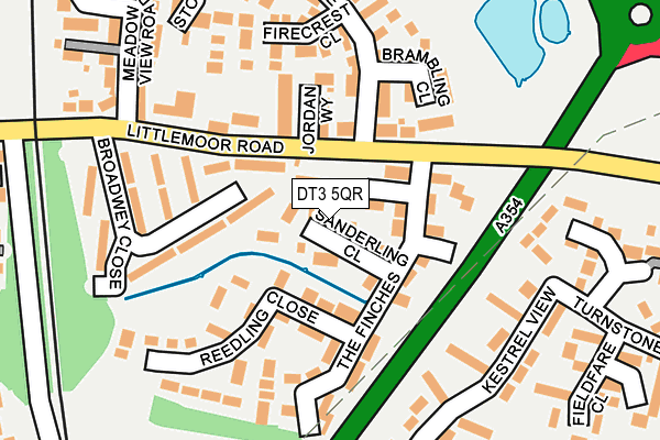 DT3 5QR map - OS OpenMap – Local (Ordnance Survey)