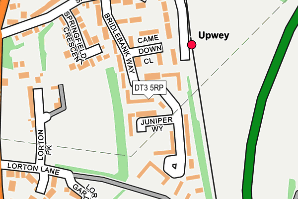 DT3 5RP map - OS OpenMap – Local (Ordnance Survey)