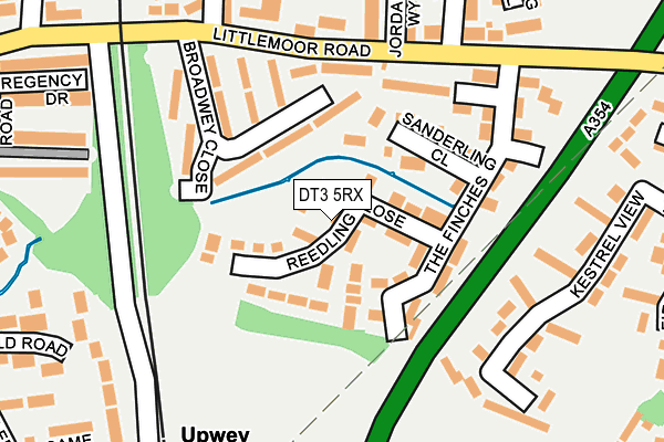 DT3 5RX map - OS OpenMap – Local (Ordnance Survey)