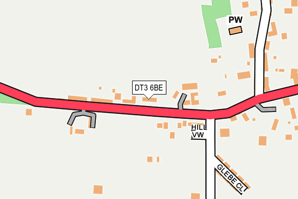 DT3 6BE map - OS OpenMap – Local (Ordnance Survey)