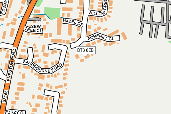 DT3 6EB map - OS OpenMap – Local (Ordnance Survey)