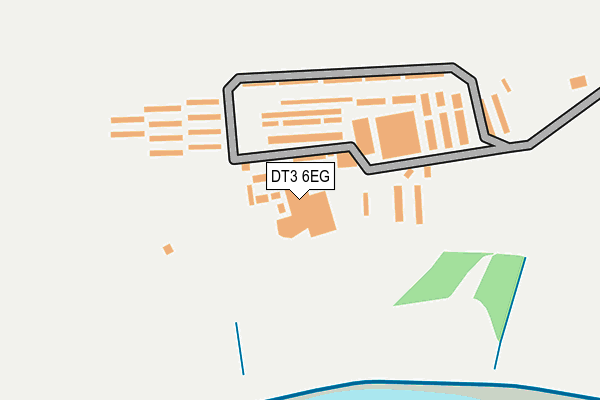 DT3 6EG map - OS OpenMap – Local (Ordnance Survey)