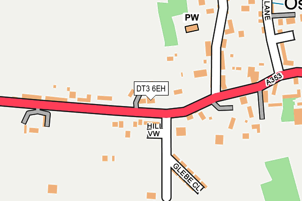 DT3 6EH map - OS OpenMap – Local (Ordnance Survey)