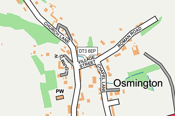 DT3 6EP map - OS OpenMap – Local (Ordnance Survey)