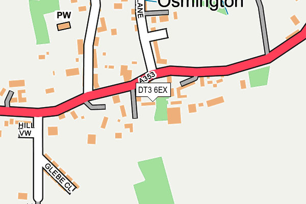 DT3 6EX map - OS OpenMap – Local (Ordnance Survey)