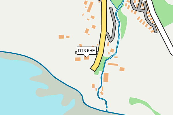 DT3 6HE map - OS OpenMap – Local (Ordnance Survey)