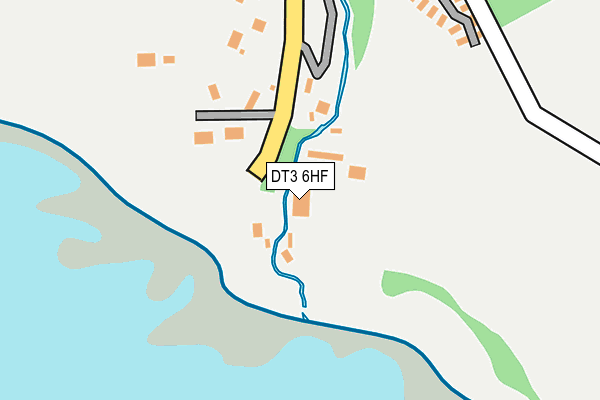 DT3 6HF map - OS OpenMap – Local (Ordnance Survey)