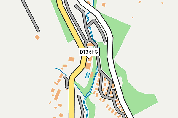 DT3 6HG map - OS OpenMap – Local (Ordnance Survey)
