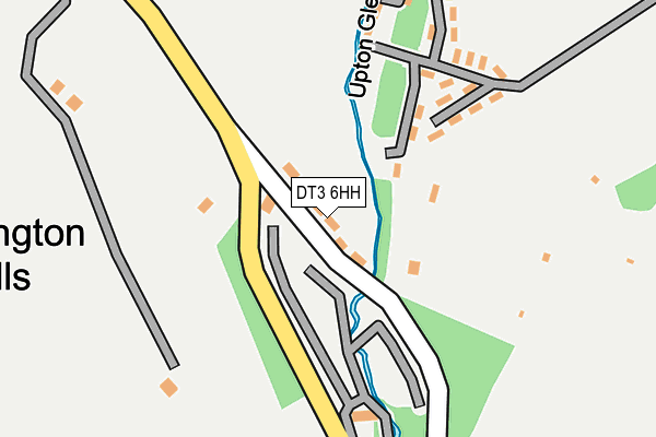 DT3 6HH map - OS OpenMap – Local (Ordnance Survey)