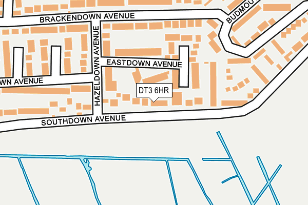 DT3 6HR map - OS OpenMap – Local (Ordnance Survey)