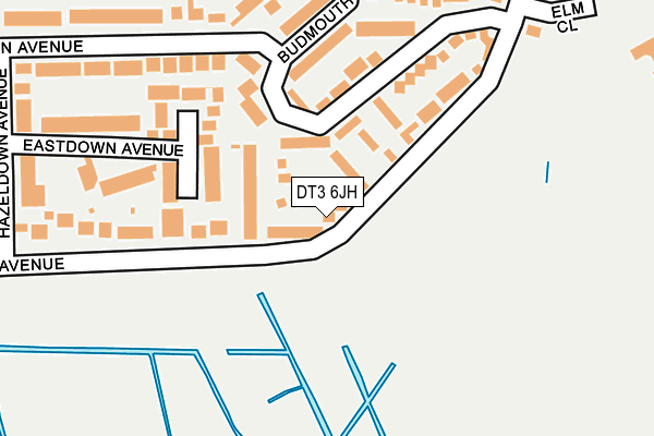 DT3 6JH map - OS OpenMap – Local (Ordnance Survey)