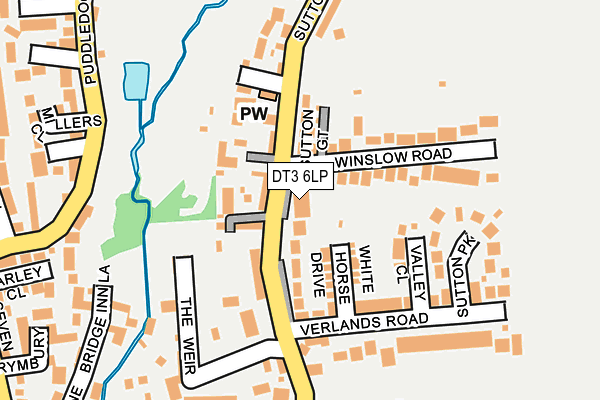 DT3 6LP map - OS OpenMap – Local (Ordnance Survey)