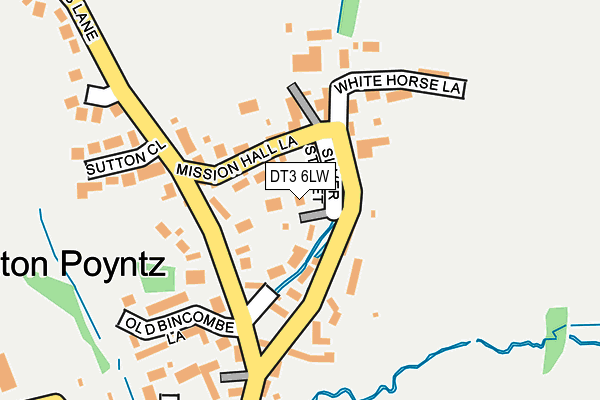 DT3 6LW map - OS OpenMap – Local (Ordnance Survey)