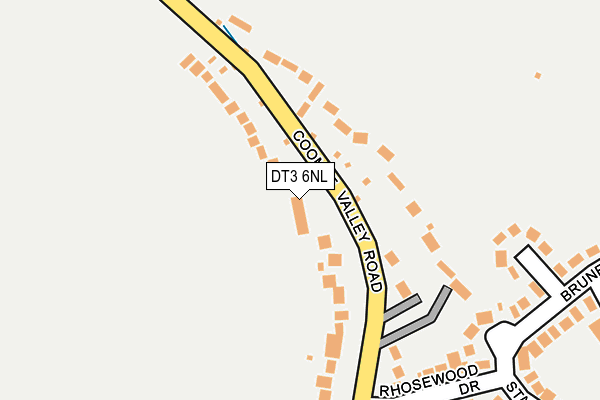 DT3 6NL map - OS OpenMap – Local (Ordnance Survey)