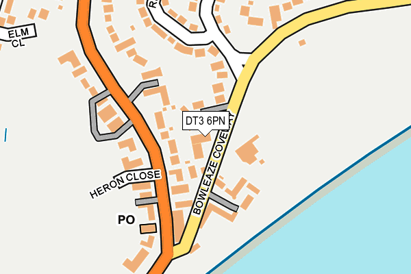 DT3 6PN map - OS OpenMap – Local (Ordnance Survey)