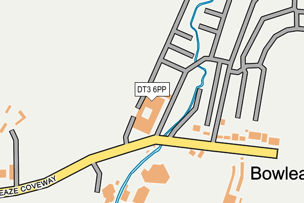 DT3 6PP map - OS OpenMap – Local (Ordnance Survey)