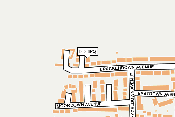 DT3 6PQ map - OS OpenMap – Local (Ordnance Survey)