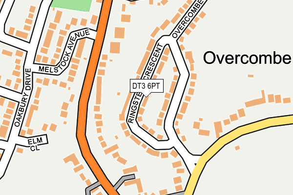 DT3 6PT map - OS OpenMap – Local (Ordnance Survey)