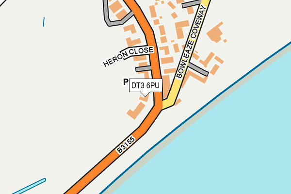 DT3 6PU map - OS OpenMap – Local (Ordnance Survey)