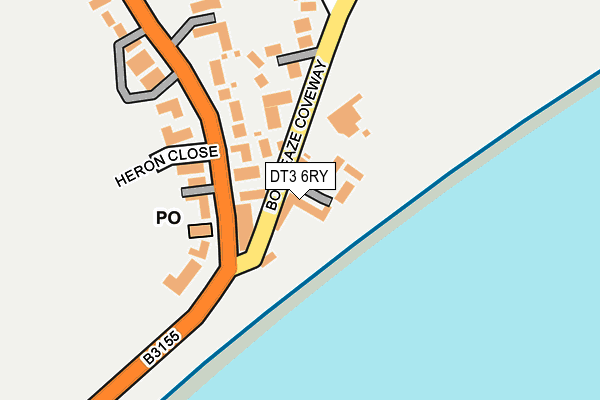 DT3 6RY map - OS OpenMap – Local (Ordnance Survey)