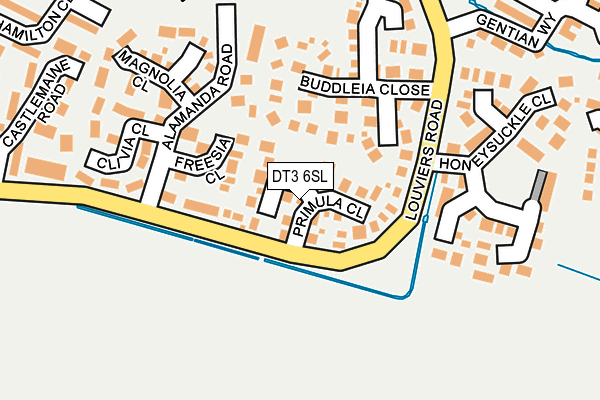 DT3 6SL map - OS OpenMap – Local (Ordnance Survey)