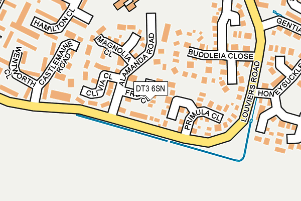 DT3 6SN map - OS OpenMap – Local (Ordnance Survey)