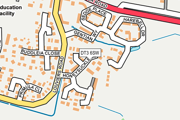 DT3 6SW map - OS OpenMap – Local (Ordnance Survey)