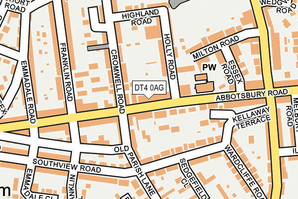 DT4 0AG map - OS OpenMap – Local (Ordnance Survey)