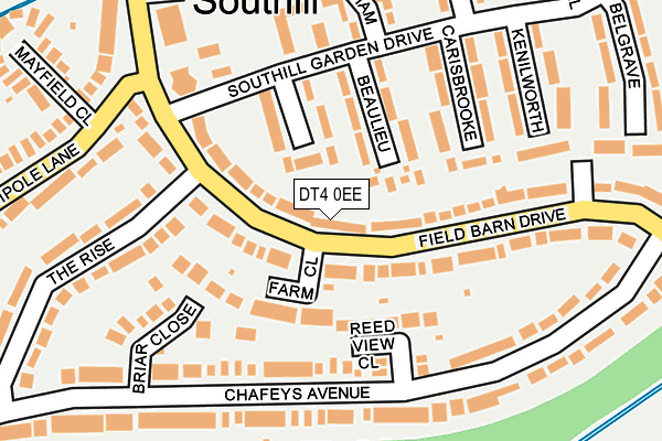 DT4 0EE map - OS OpenMap – Local (Ordnance Survey)