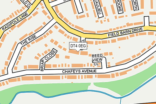 DT4 0EG map - OS OpenMap – Local (Ordnance Survey)