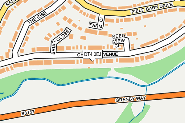 DT4 0EJ map - OS OpenMap – Local (Ordnance Survey)