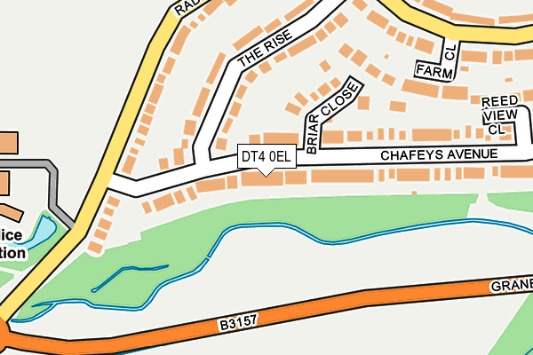 DT4 0EL map - OS OpenMap – Local (Ordnance Survey)