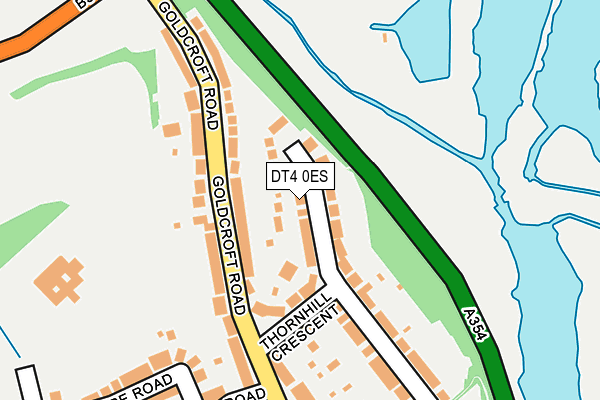 DT4 0ES map - OS OpenMap – Local (Ordnance Survey)