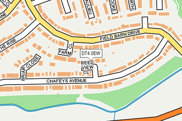 DT4 0EW map - OS OpenMap – Local (Ordnance Survey)