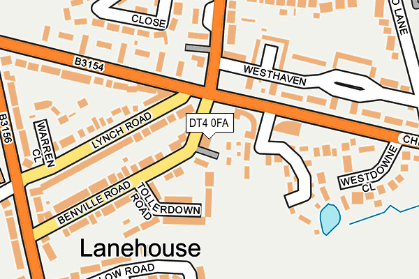 DT4 0FA map - OS OpenMap – Local (Ordnance Survey)