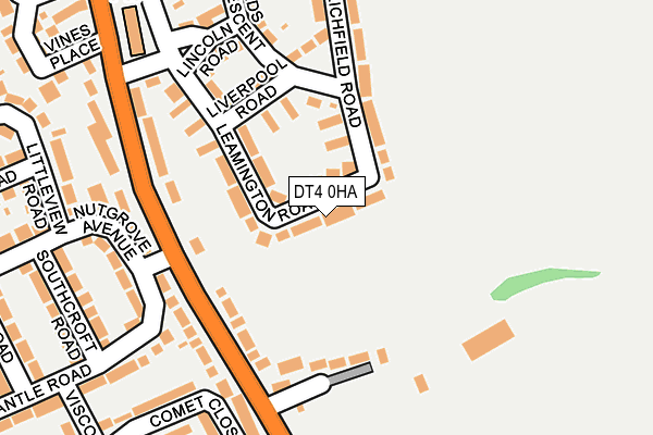 DT4 0HA map - OS OpenMap – Local (Ordnance Survey)