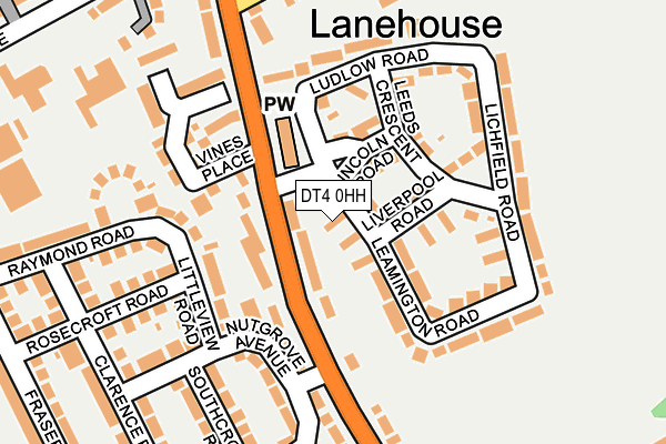 DT4 0HH map - OS OpenMap – Local (Ordnance Survey)