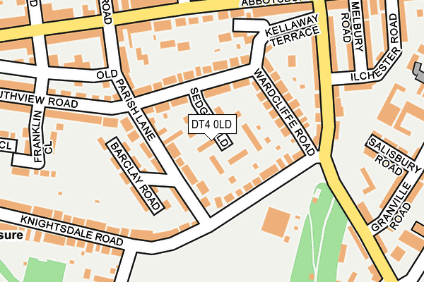 DT4 0LD map - OS OpenMap – Local (Ordnance Survey)