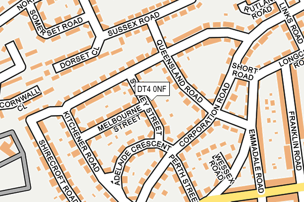 DT4 0NF map - OS OpenMap – Local (Ordnance Survey)