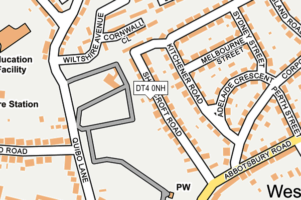 DT4 0NH map - OS OpenMap – Local (Ordnance Survey)