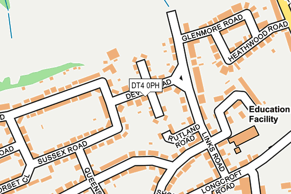 DT4 0PH map - OS OpenMap – Local (Ordnance Survey)