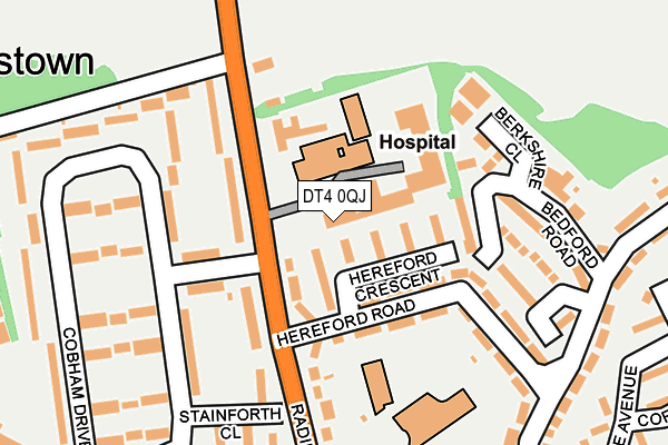 DT4 0QJ map - OS OpenMap – Local (Ordnance Survey)