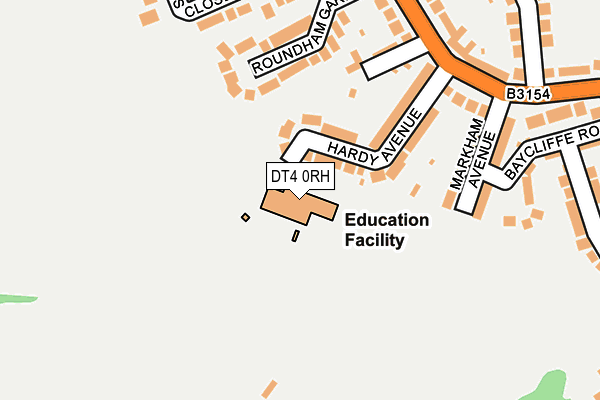 DT4 0RH map - OS OpenMap – Local (Ordnance Survey)