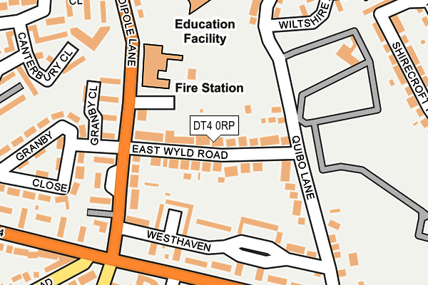 DT4 0RP map - OS OpenMap – Local (Ordnance Survey)