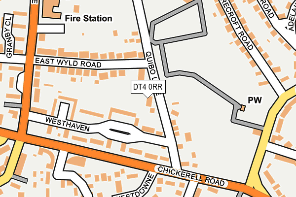 DT4 0RR map - OS OpenMap – Local (Ordnance Survey)