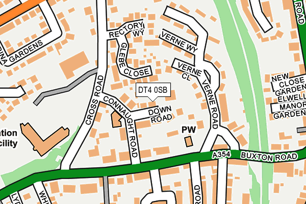 DT4 0SB map - OS OpenMap – Local (Ordnance Survey)